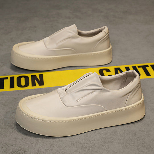 Damen Plateauslipper-Sneaker mit elastischer Schlupfpassform und dicker Gummi-Plateausohle Shopy Nory