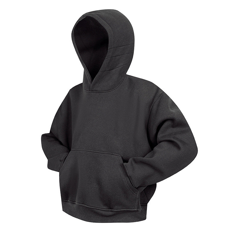 Unisex Oversize-Kapuzenpullover mit Kängurutasche und gerippten Bündchen Shop Nory