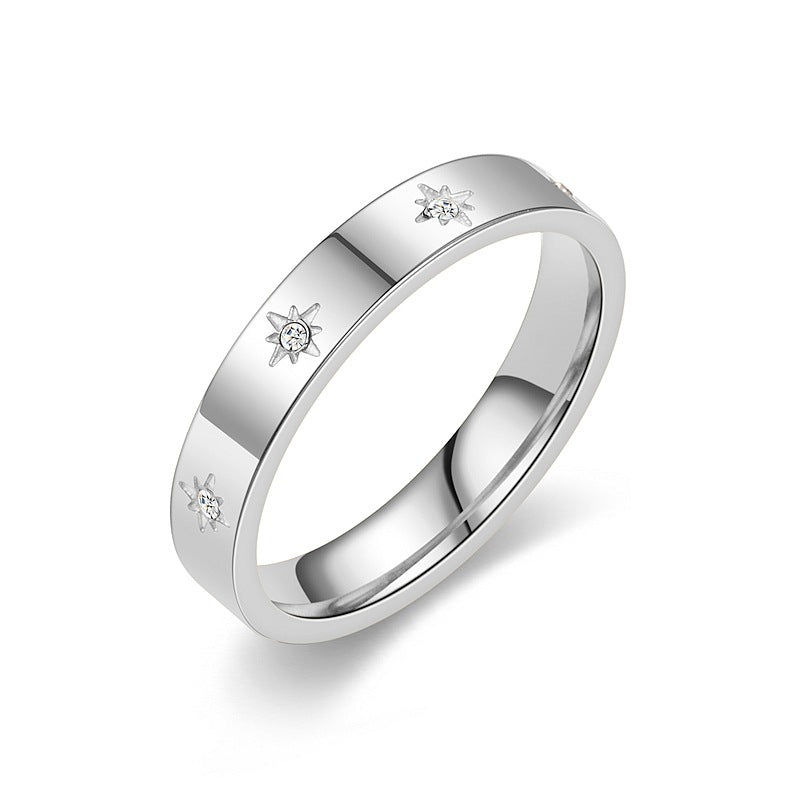 Damen Ring mit funkelnden Zirkonia-Steinen und elegantem Design Shop Nory