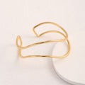 Damen Offener Armreif im minimalistischen Design Shop Nory
