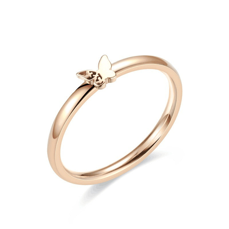 Damen Ring mit filigranem Schmetterlingsdesign Shop Nory