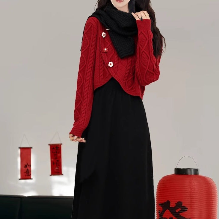 Damen Strick-Set Shop Nory