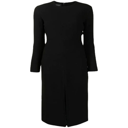 Damen Tailliertes Midikleid mit langem Arm, vorderlichem Schlitz und cleanem Tailoring Shop Nory