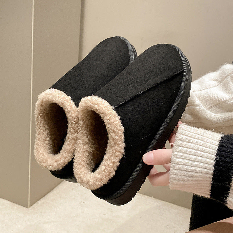 Damen Gefütterte Winter‑Slipper mit Kunstfellbesatz und profilierter Gummisohle Shop Nory