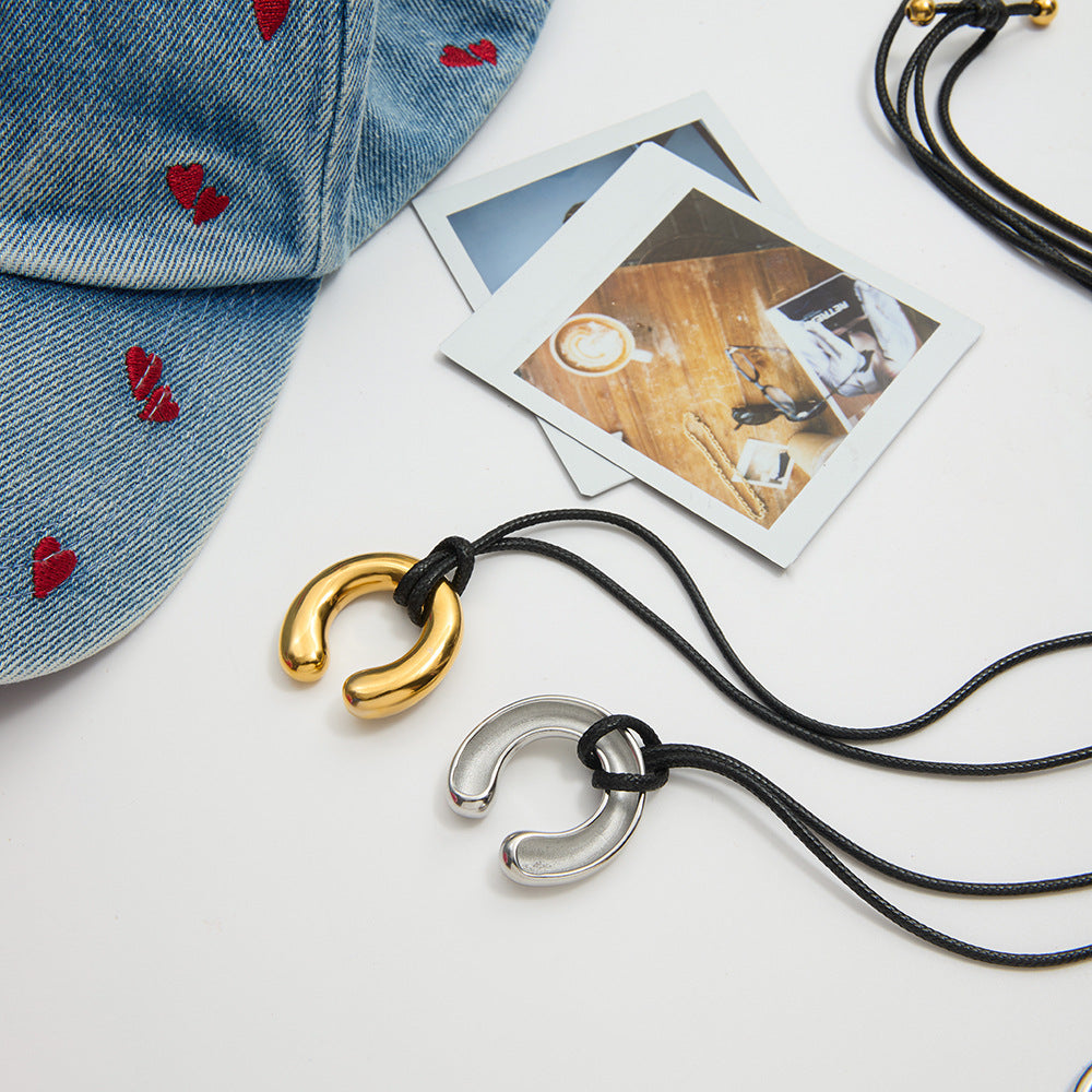 Damen Halskette mit einzigartigem Anhänger und verstellbarem Design Shop Nory