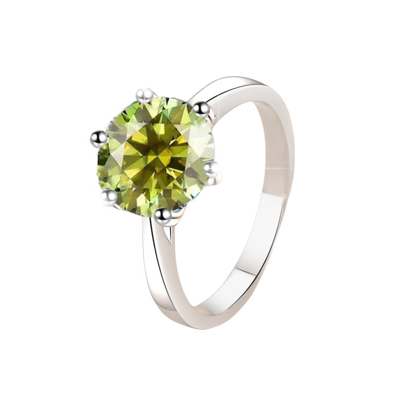 Damenring mit strahlendem gelben Zirkonia und elegantem Design Shop Nory