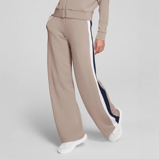 Damen Sportliche lange Hose mit seitlichen Kontraststreifen Shopnory