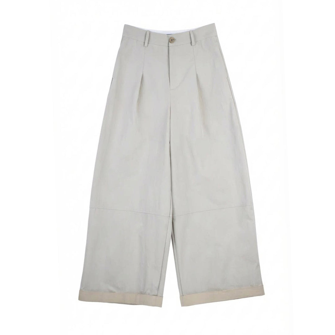 Damen Modische Chinohose mit weitem Schnitt Shop Nory