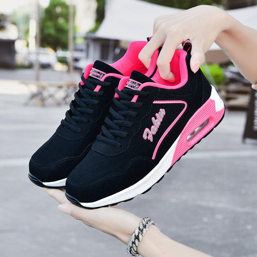 Damen Sportliche Sneakers mit atmungsaktiver Mesh-Oberfläche und dämpfendem Fußbett