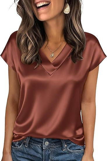 Damen Satinbluse ShopNory
