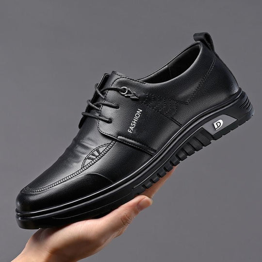 Herren Elegante Schnürschuhe aus hochwertigem Leder mit rutschfester Sohle
