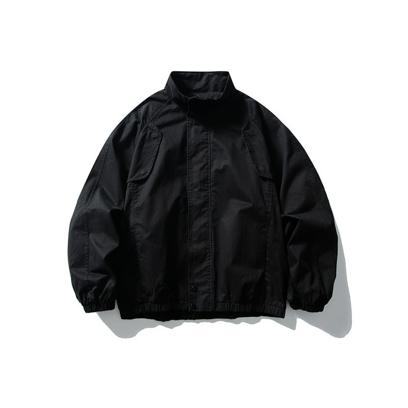 Unisex Boxy-Fieldblouson aus leichtem Ripstop mit verdeckter Reißverschlussblende und elastischem Saum Shop Nory