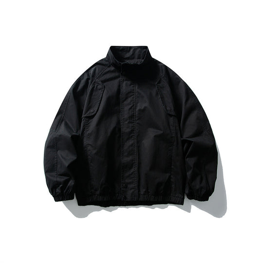 Unisex Boxy-Fieldblouson aus leichtem Ripstop mit verdeckter Reißverschlussblende und elastischem Saum Shop Nory