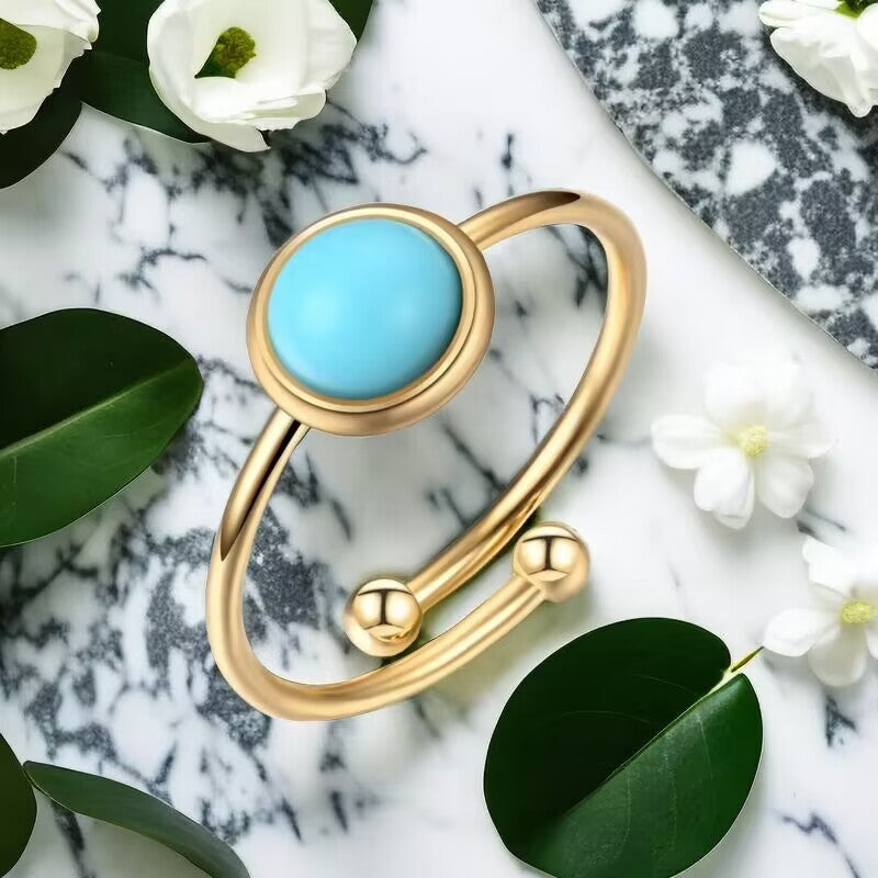Damen Offener Ring mit elegantem Perlendesign Shop Nory