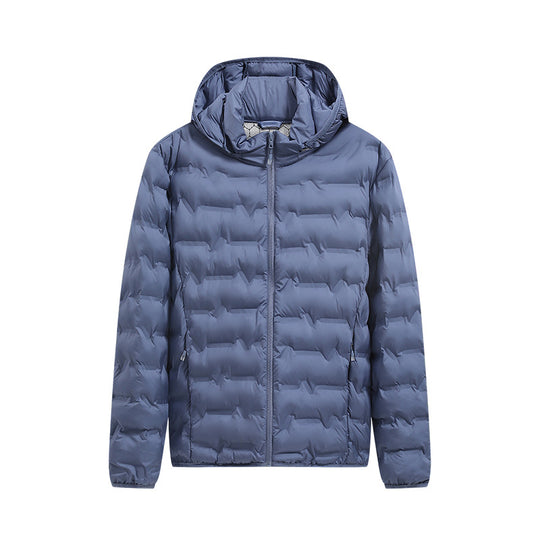 Herren Praktische Steppjacke mit Kapuze Shop Nory