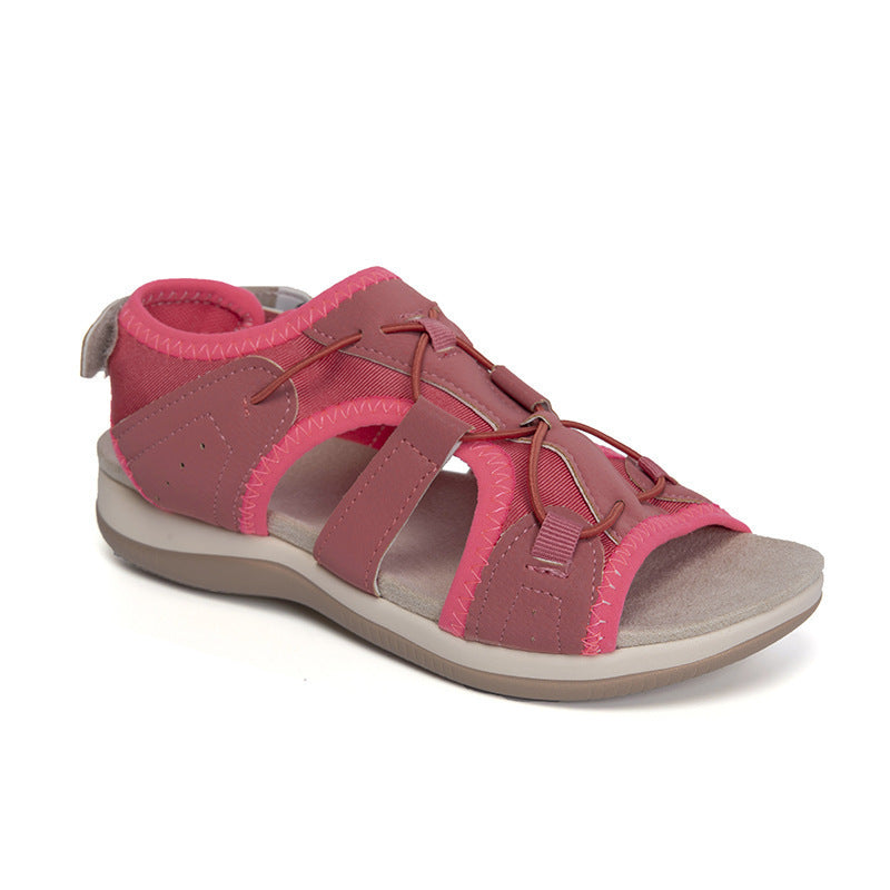 Damen Sportive Komfort-Sandalette mit gepolstertem Fußbett und Klett-Fersenriemen Shop Nory