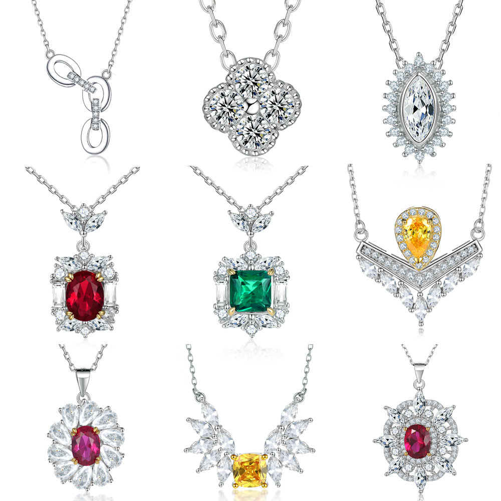Damen Halskette mit unendlichem Symbol und funkelndem Zirkonia-Besatz Shop Nory 1779565410
