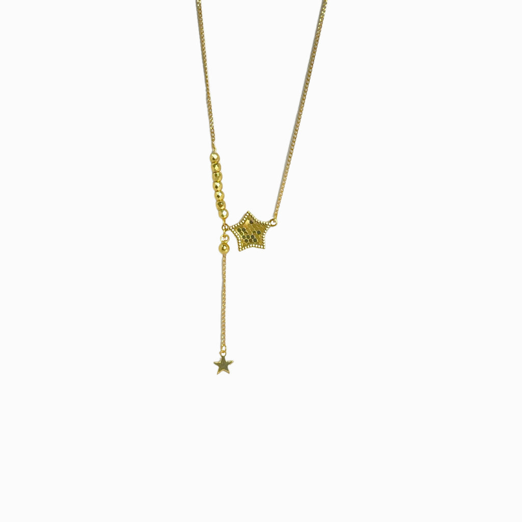 Damen Kette mit funkelndem Sternen-Anhänger und eleganten Akzenten Shop Nory