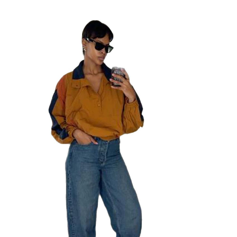 Damen Kurz geschnittene Oversize-Blousonjacke mit Kapuze, elastischem Saum und Ballonärmeln Shop Nory