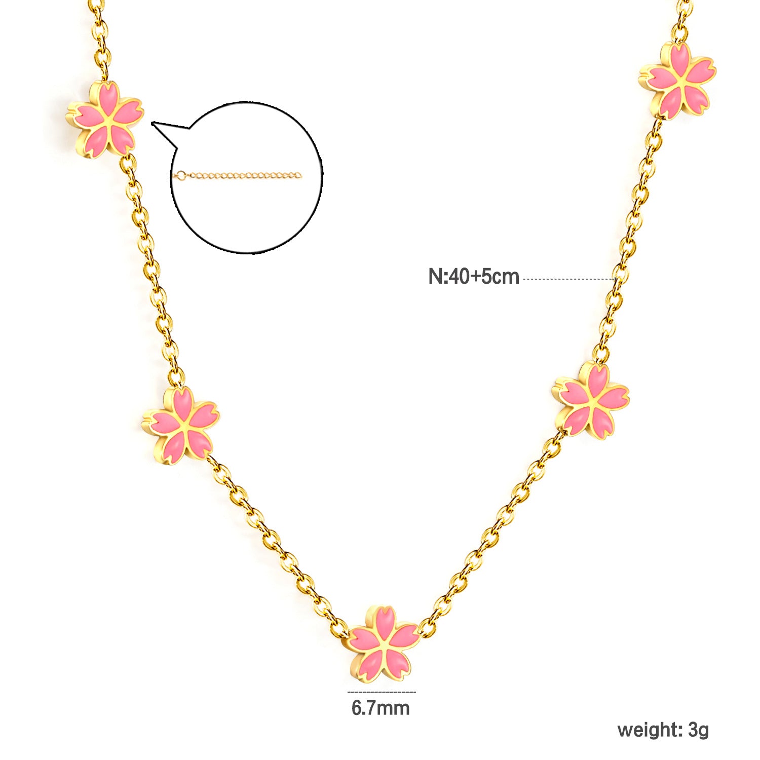 Damen elegante Armkette mit floralen Anhänger Shop Nory