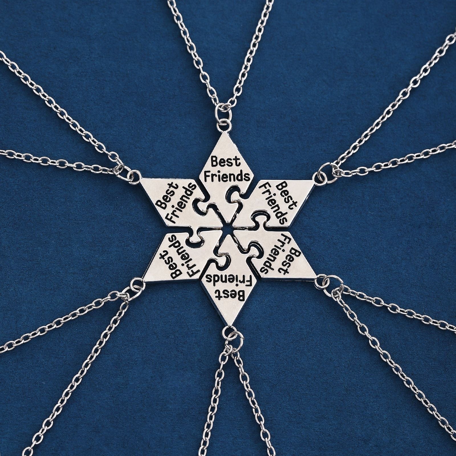 Damen Freundschafts-Halskette im Puzzle-Design Shop Nory
