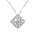 Damen Halskette mit exquisitem geometrischen Anhänger und funkelnden Zirkonia Shop Nory