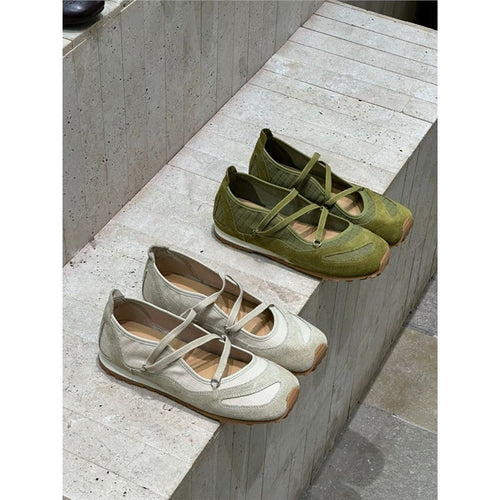 Damen Ballerinas mit elegantem Riemchen-Design Shopnory