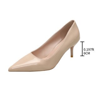 Damen elegante Stiletto-Pumps mit schmaler Zehenpartie