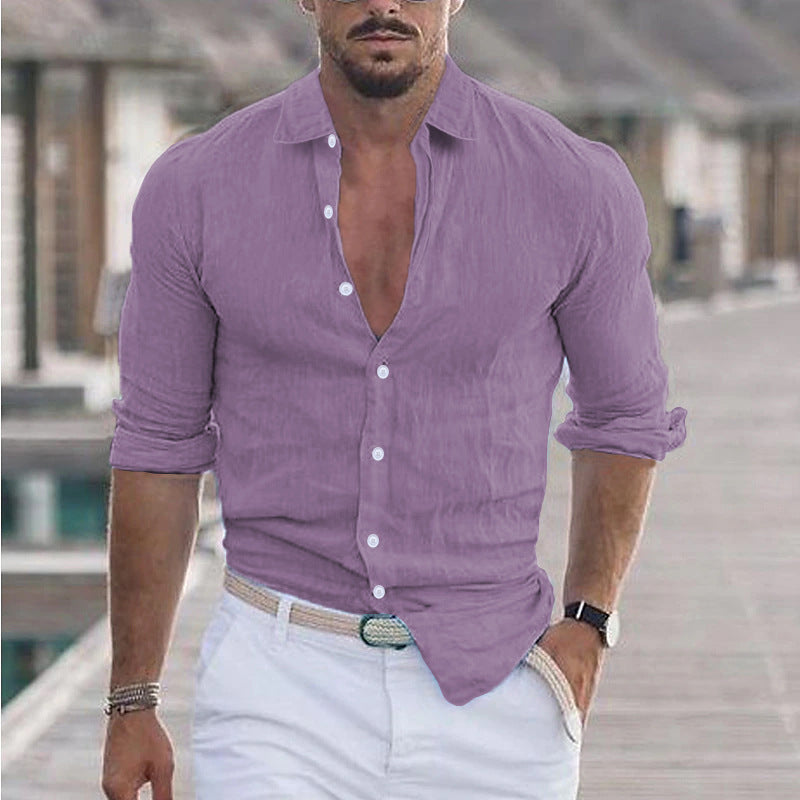 Herren Premium Hemd mit modernem Slim-Fit Schnitt und hautfreundlicher Textur