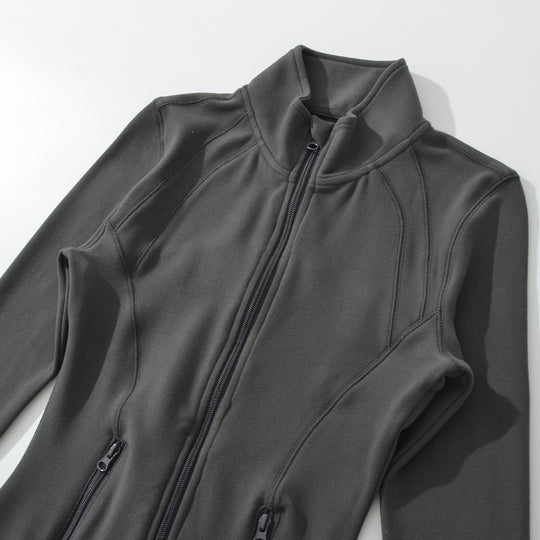 Damen Taillierte Funktions-Fleecejacke mit Stehkragen und formgebenden Teilungsnähten Shop Nory