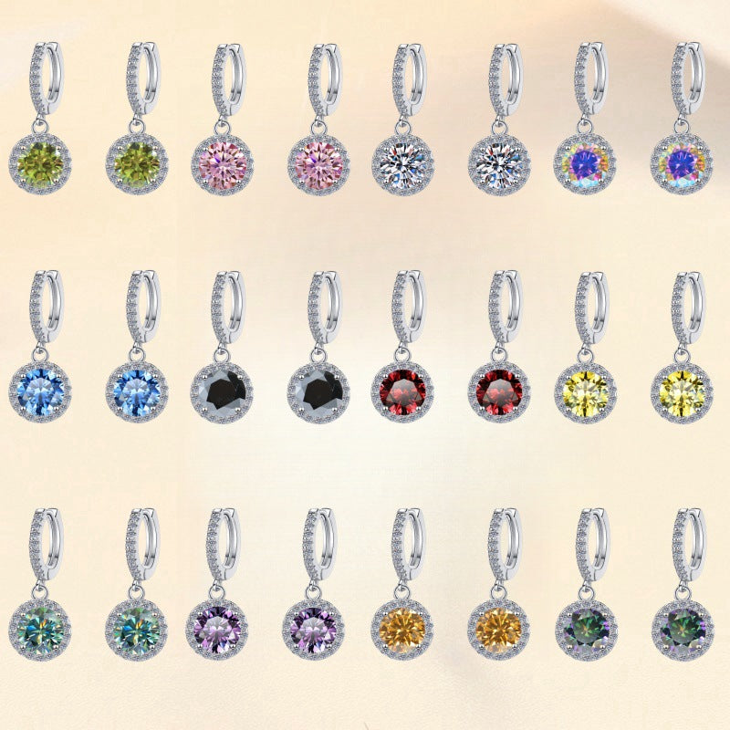 Damenohrringe mit funkelnden Kristallen und elegantem Clip-Design Shop Nory