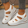Damen Sportliche Wedge-Sandaletten mit verstellbaren Riemen und rutschfester Sohle