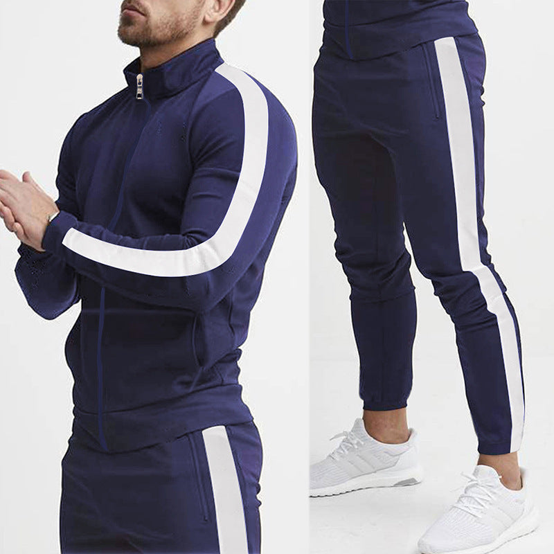 Herren Sportanzug mit praktischen Reißverschlusstaschen und atmungsaktivem Material