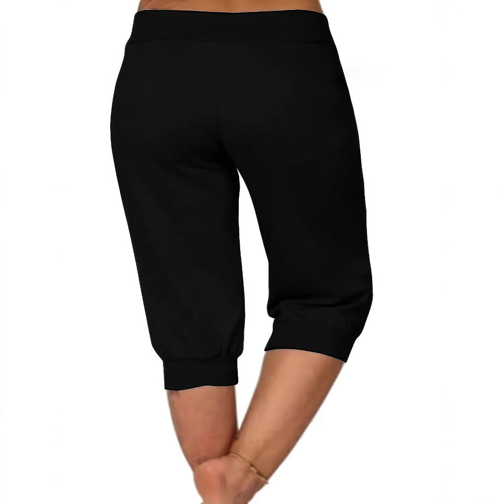 Damen Freizeithose mit lässigem Schnitt und verspieltem Herzmotiv