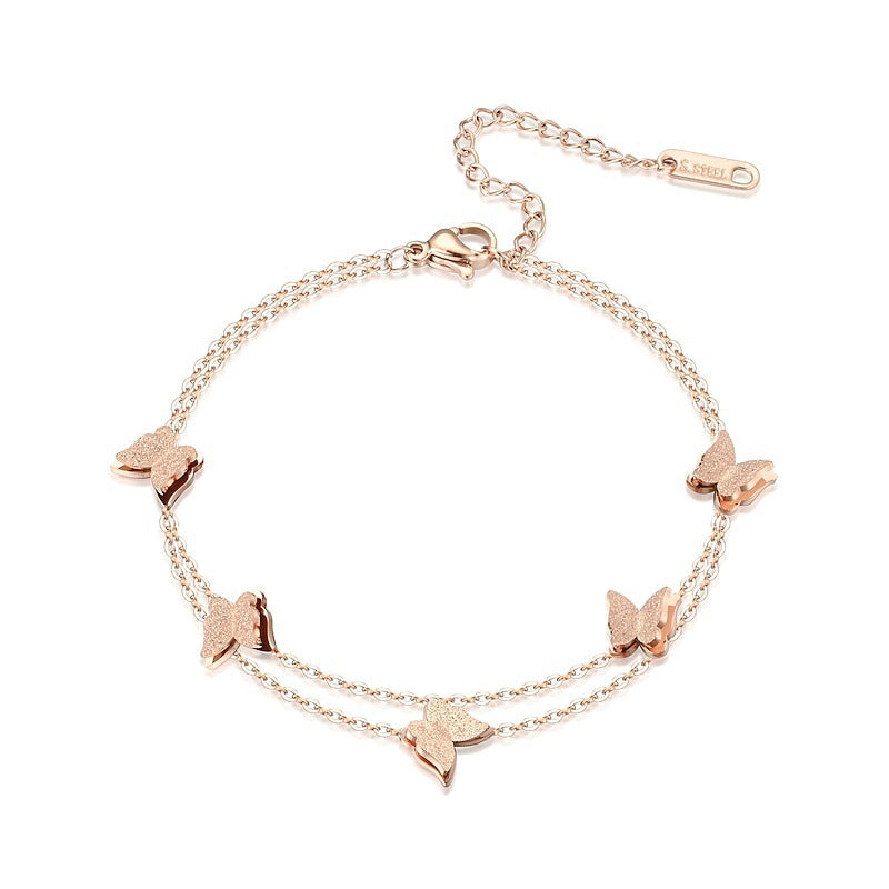 Damen Armreif mit funkelndem Schmetterlingsdesign Shop Nory
