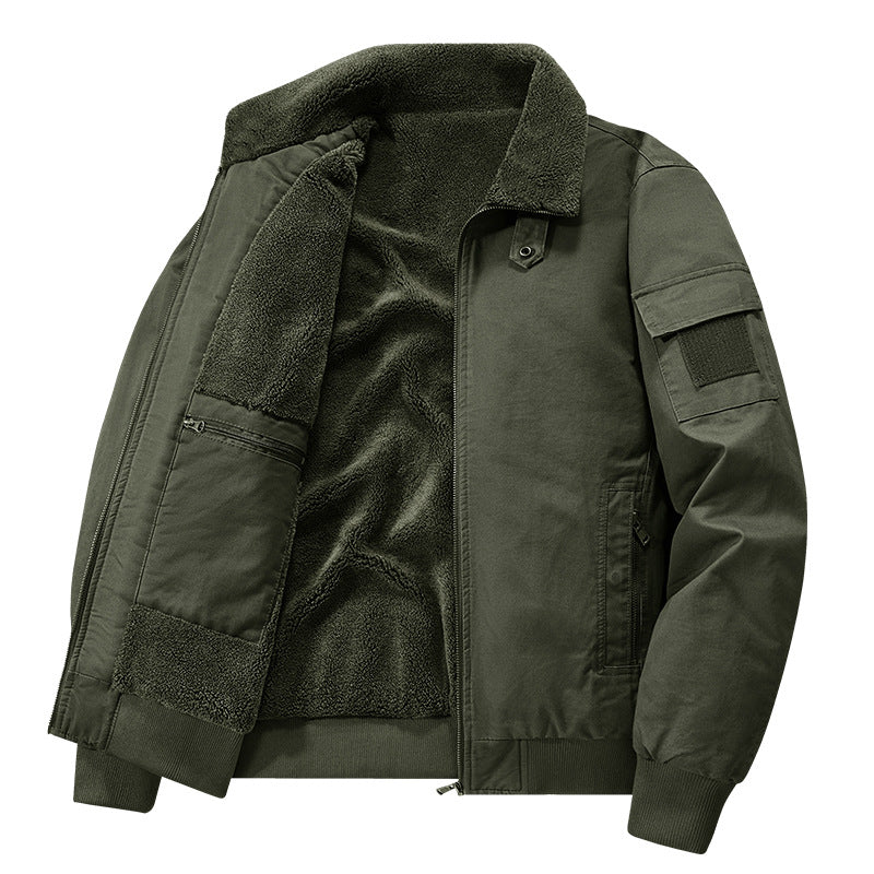 Herren Stylische Übergangsjacke mit Teddyfutter Shop Nory