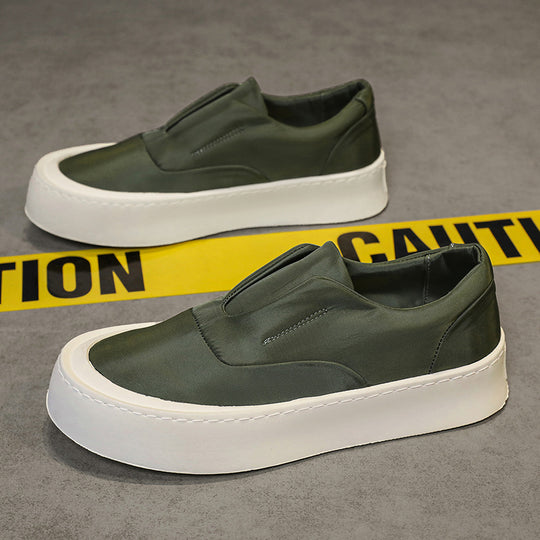 Damen Plateauslipper-Sneaker mit elastischer Schlupfpassform und dicker Gummi-Plateausohle Shopy Nory