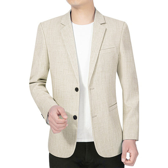 Herren Leichtes Slim-Fit Sakko aus LeinenmischgewShop Norye mit Halbfütterung Shop Nory