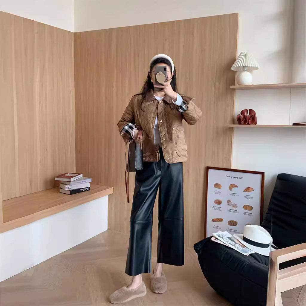 Damen Modische Steppjacke mit Taschen Shop Nory