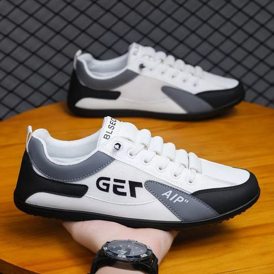 Herren Leichter Mesh- und Kunstleder-City-Sneaker mit gepolstertem Fersensteg und rutschfester Gummilaufsohle Shop Nory