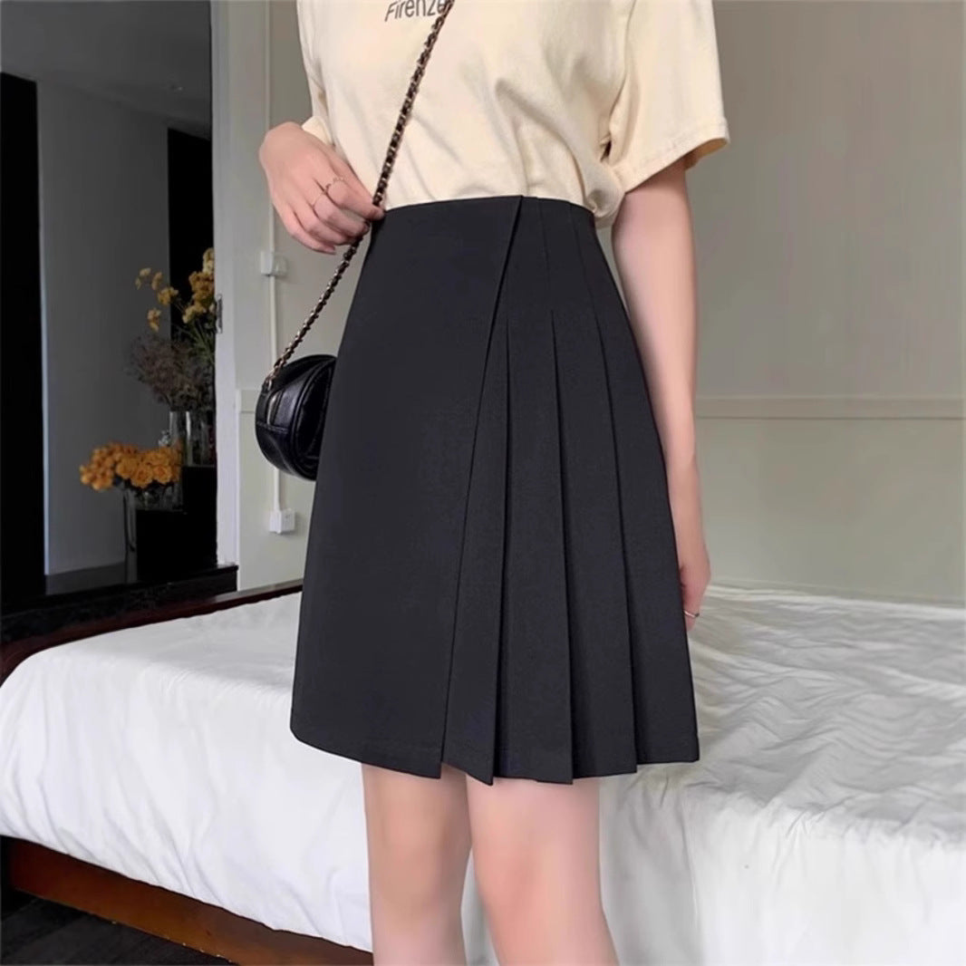 Damen Plissierter Minirock mit hoher Taille Shop Nory