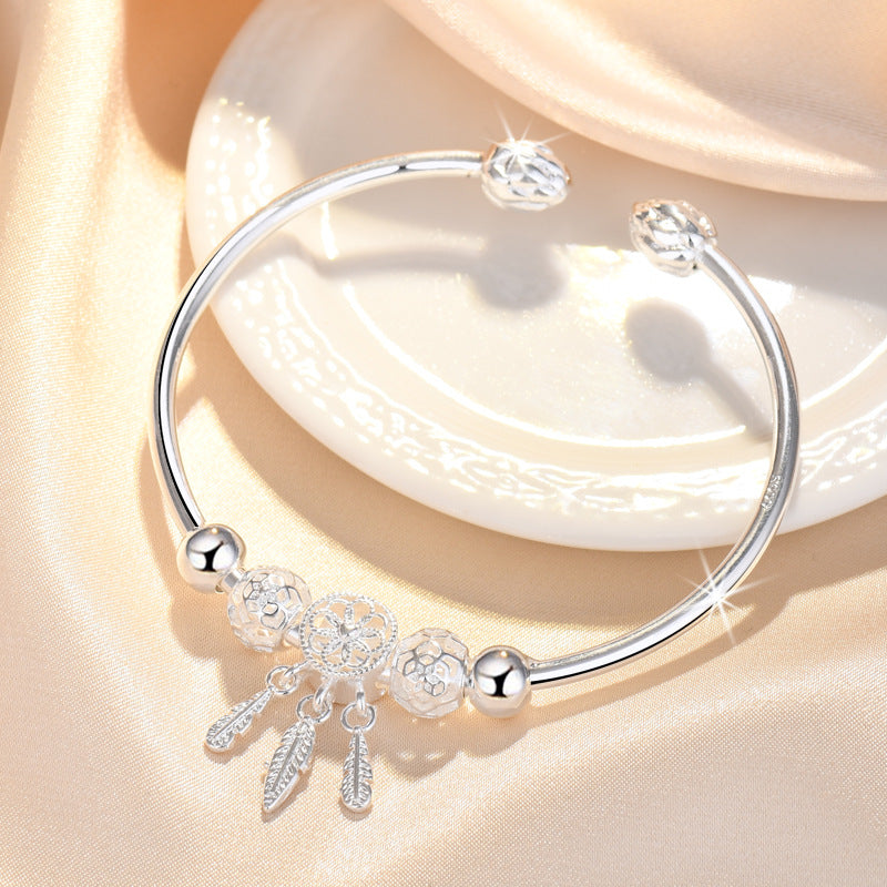 Damenarmband mit kunstvollen Traumfänger-Elementen und filigranem Design Shop Nory