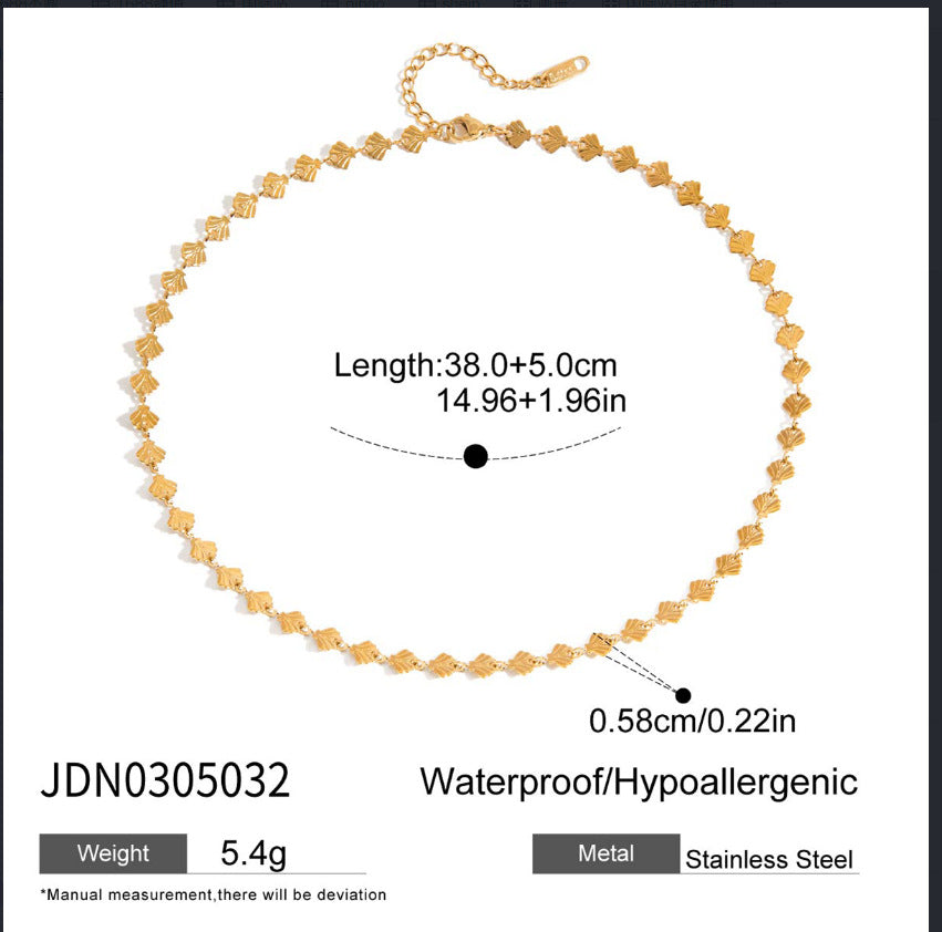 Damen Armband mit eleganten goldfarbenen Ziertropfen und verstellbarem Verschluss Shop Nory