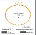 Damen Armband mit eleganten goldfarbenen Ziertropfen und verstellbarem Verschluss Shop Nory