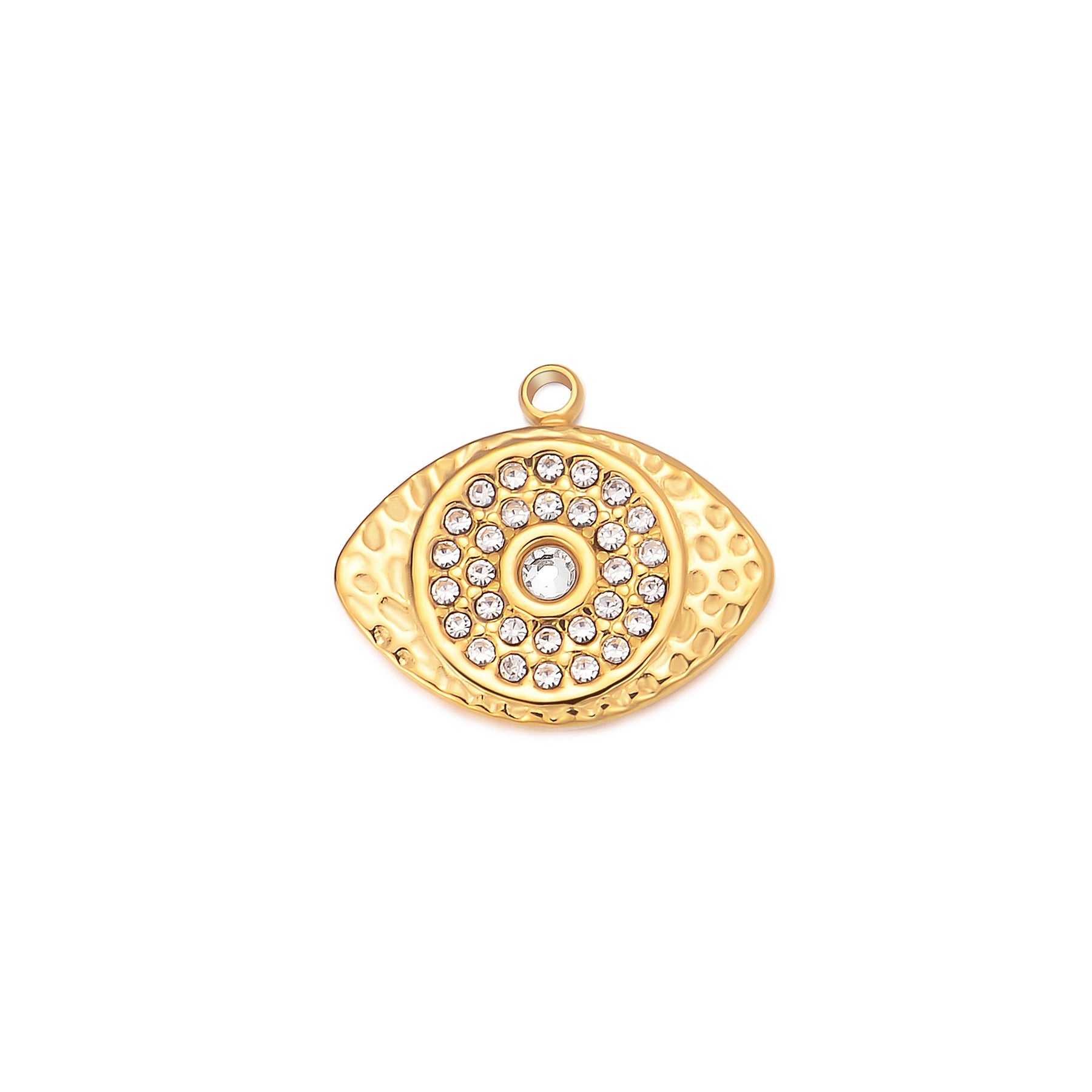 Damen Anhänger mit Augenmotiv und funkelnden Zirkonia Shop Nory