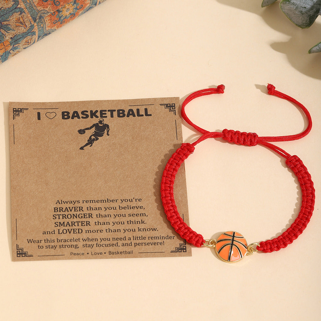 Damenarmband mit Rugby-Motiv und inspirierendem Spruch Shop Nory