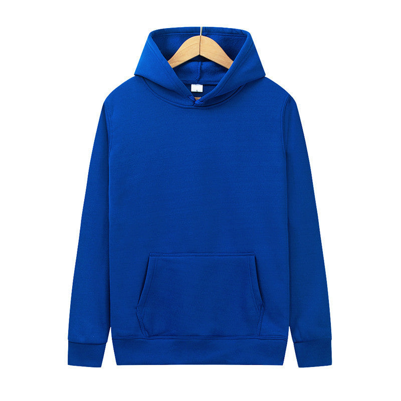 Unisex minimalistischer Kapuzenpullover ohne Reißverschluss mit innen angerautem French-Terry und integrierter Kängurutasche Shop Nory