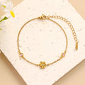 Damen filigranes Armband mit floralem Design Shop Nory