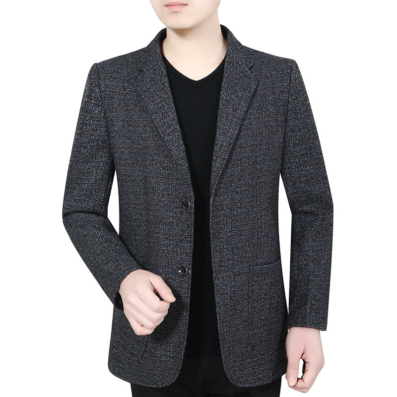 Herren Glencheck-Sakko Slim Fit aus Wollmischung mit dezentem Overcheck Shop Nory