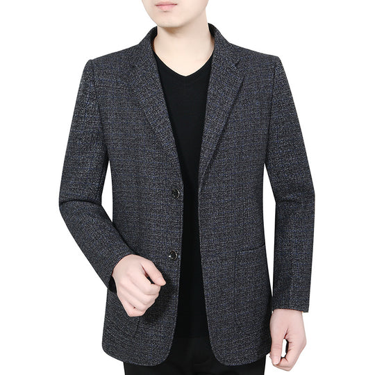 Herren Glencheck-Sakko Slim Fit aus Wollmischung mit dezentem Overcheck Shop Nory
